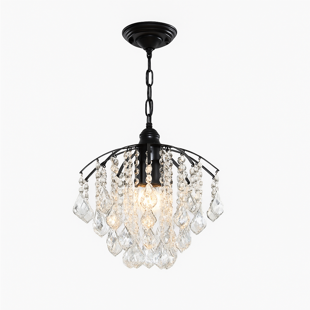 Nowoczesna Lampa Sufitowa z Kryształami - Image 7