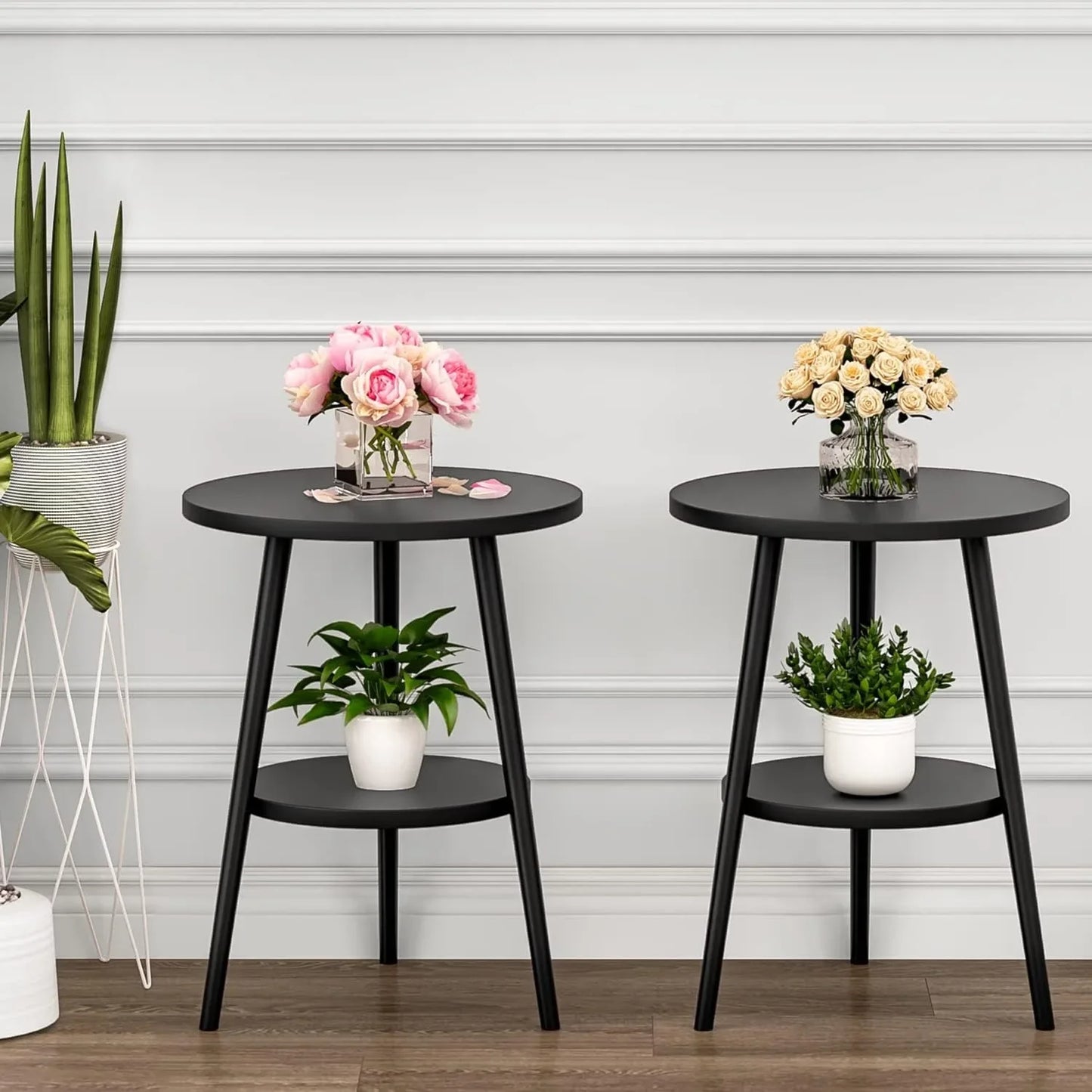 Stylowa Ronda Stolik Kawowy z Przechowalnią - Image 3