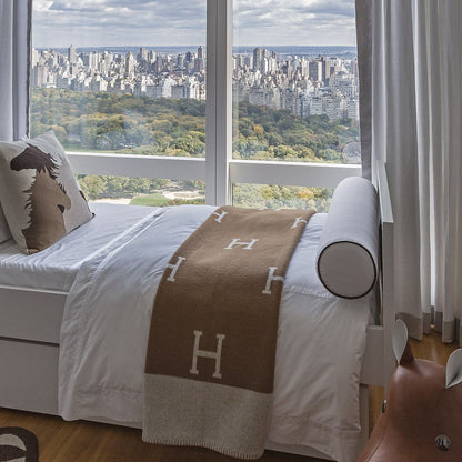 Ekskluzywny Pled Złoty Pled z Kaszmiru i Wełny