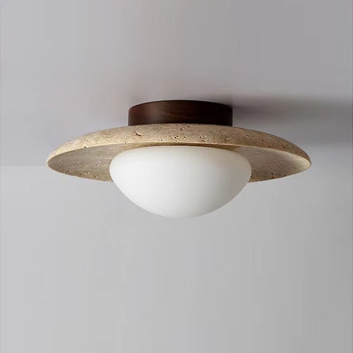 Minimalistyczna lampa sufitowa z kamienia - Image 6