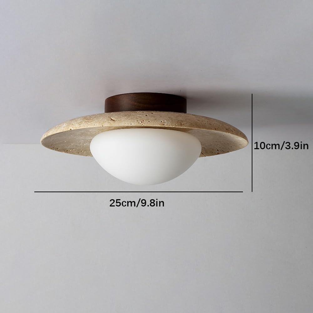 Minimalistyczna lampa sufitowa z kamienia - Image 9