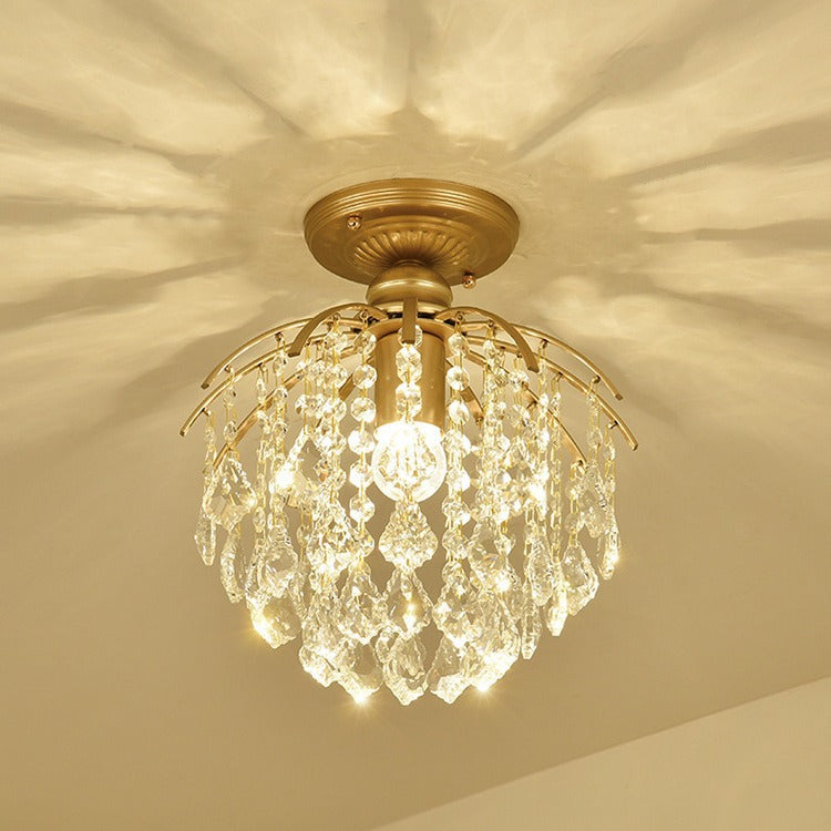 Nowoczesna Lampa Sufitowa z Kryształami - Image 3